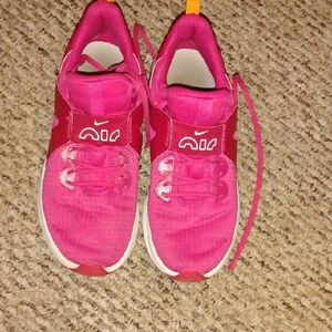 Nike Kids Fuchsia and Red Sneakers